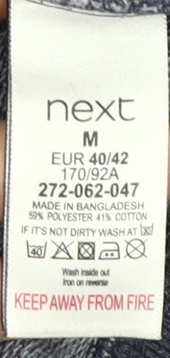 Next Unisex Adults Blue Pullover Sweatshirt Size 12