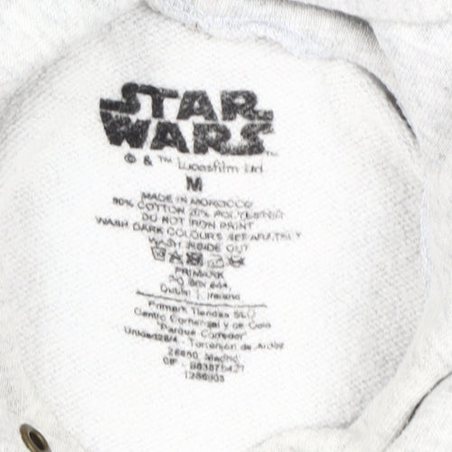 Primark Boys Grey Star Wars Pullover Hoodie M