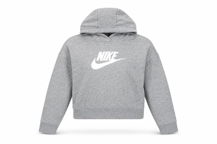 Nike Girls Grey XL Pullover Hoodie with Logo