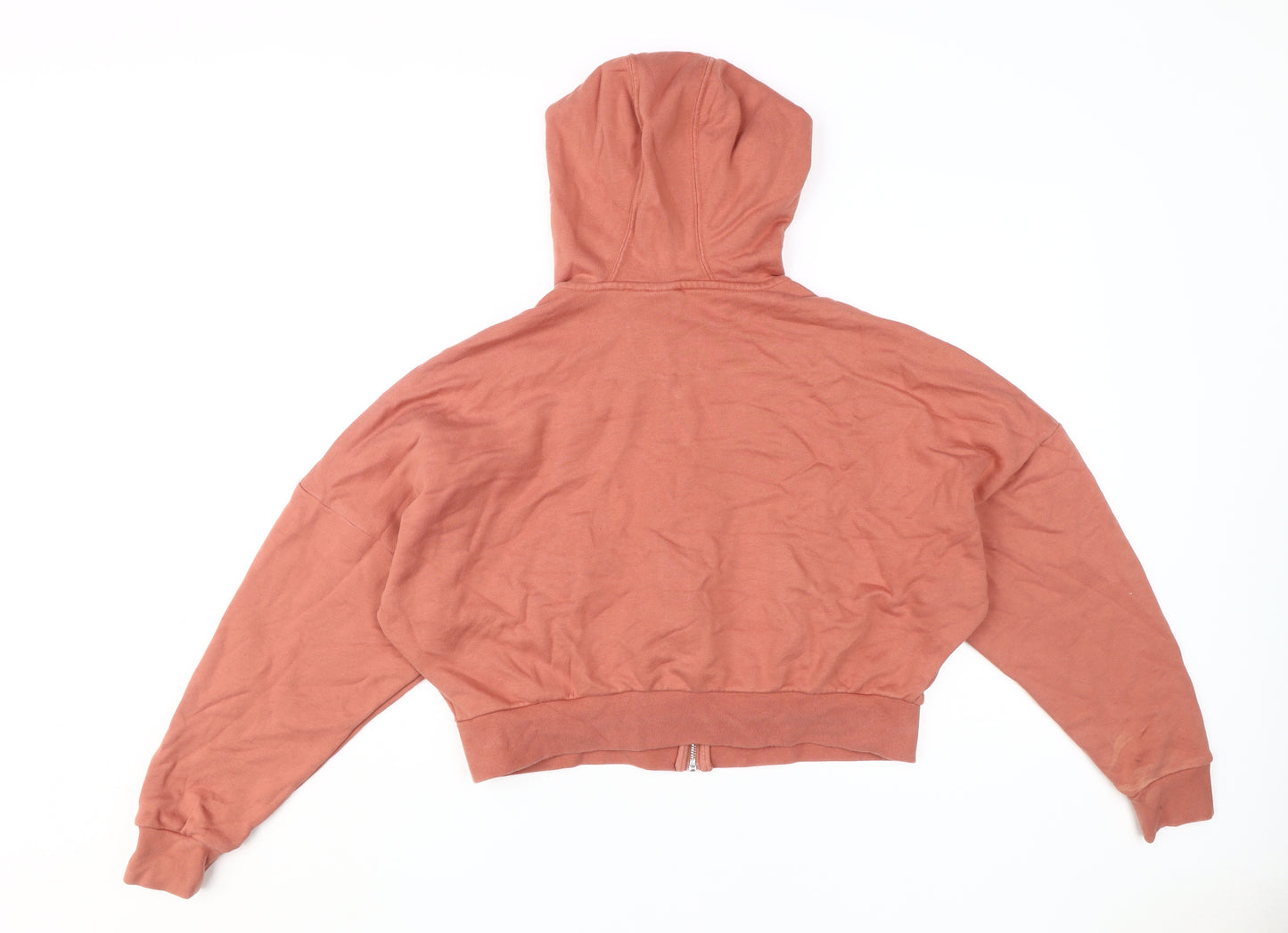 Adidas Women's Pink Full Zip Hoodie Size 8