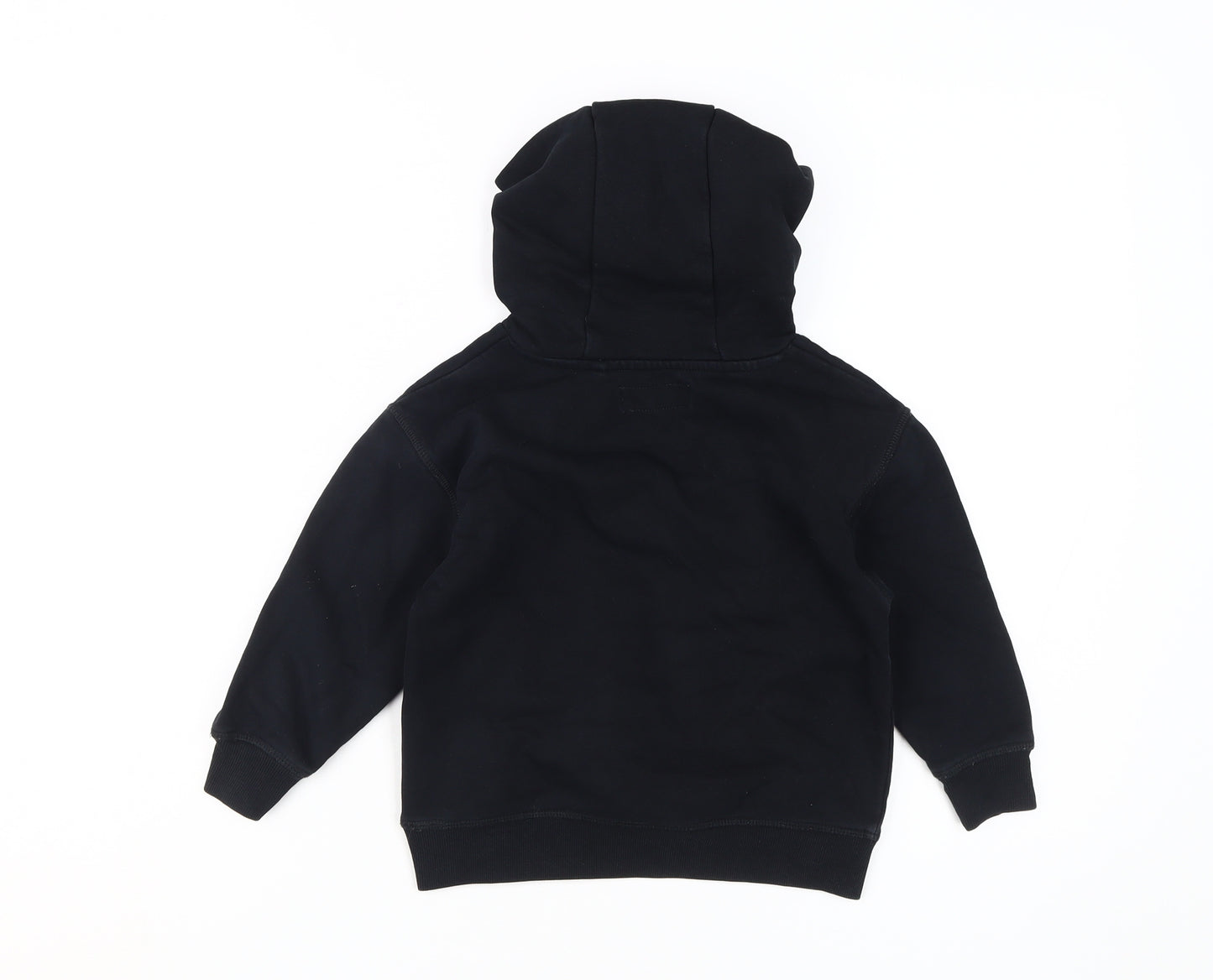 Next Boys Black T-Rex Pullover Hoodie 3 Years