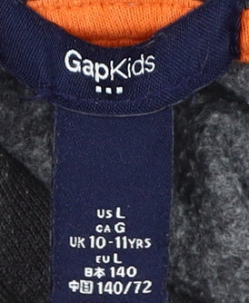 Gap Boys Grey Pullover Hoodie, Size 10-11 Years
