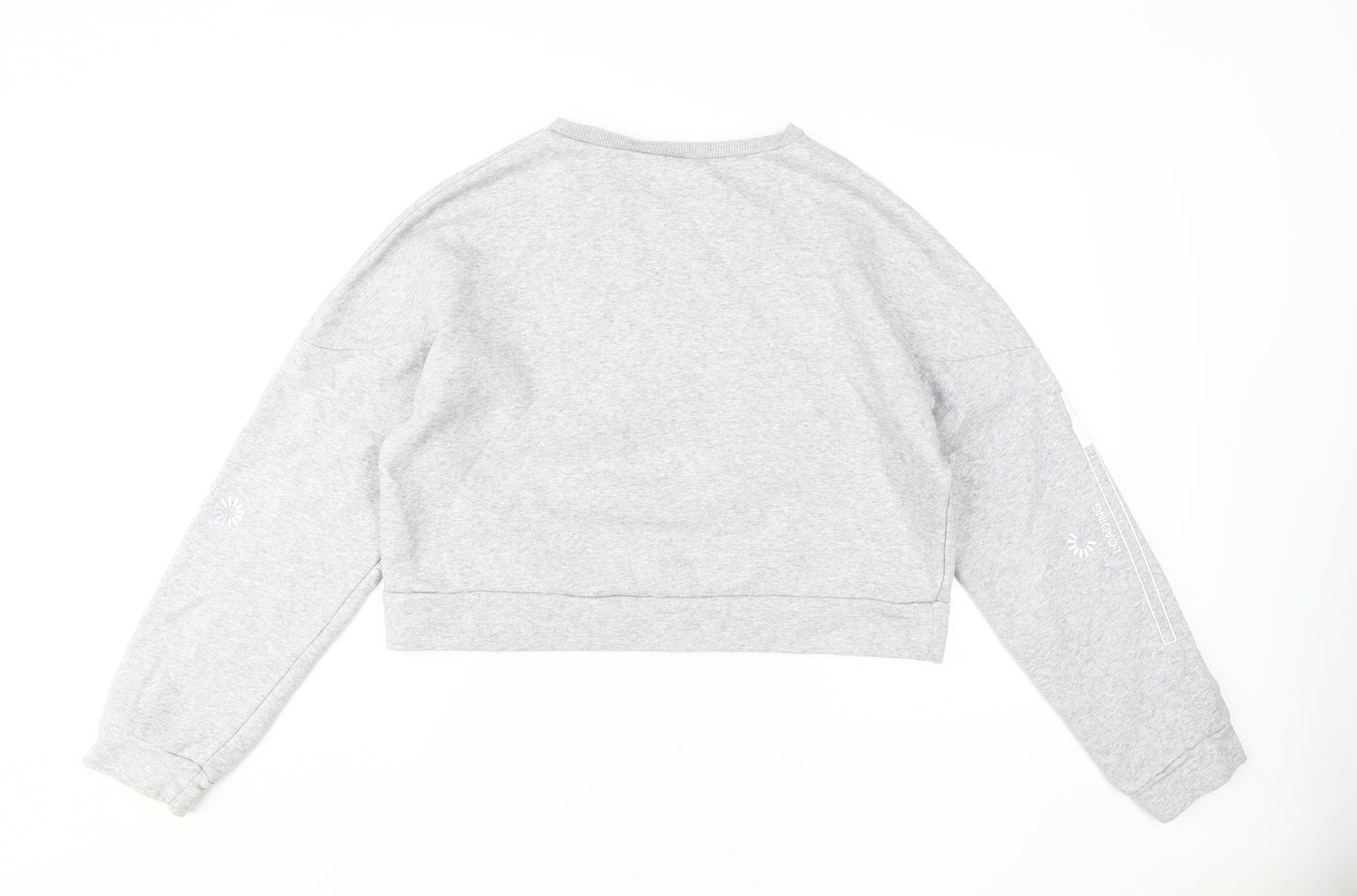 Zara Women's Grey Pullover Sweatshirt, Size S