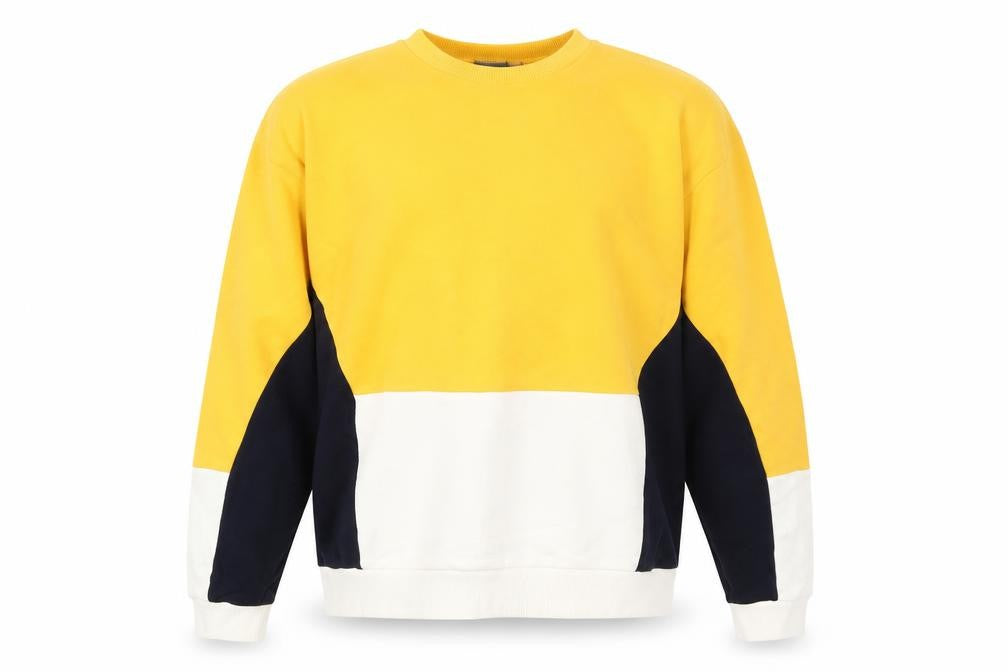 Front view of ASOS Men's Multicoloured Crew Neck Sweatshirt M