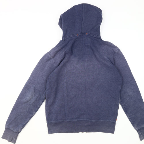 Superdry Men's Blue Full Zip Hoodie M