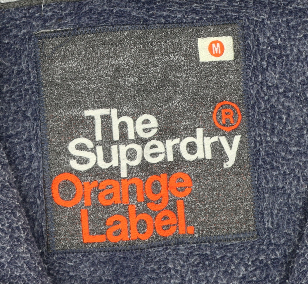 Superdry Men's Blue Full Zip Hoodie M