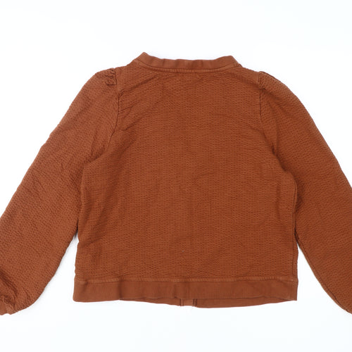 Fat Face Women's Brown Cardigan, UK 12, Button Accent