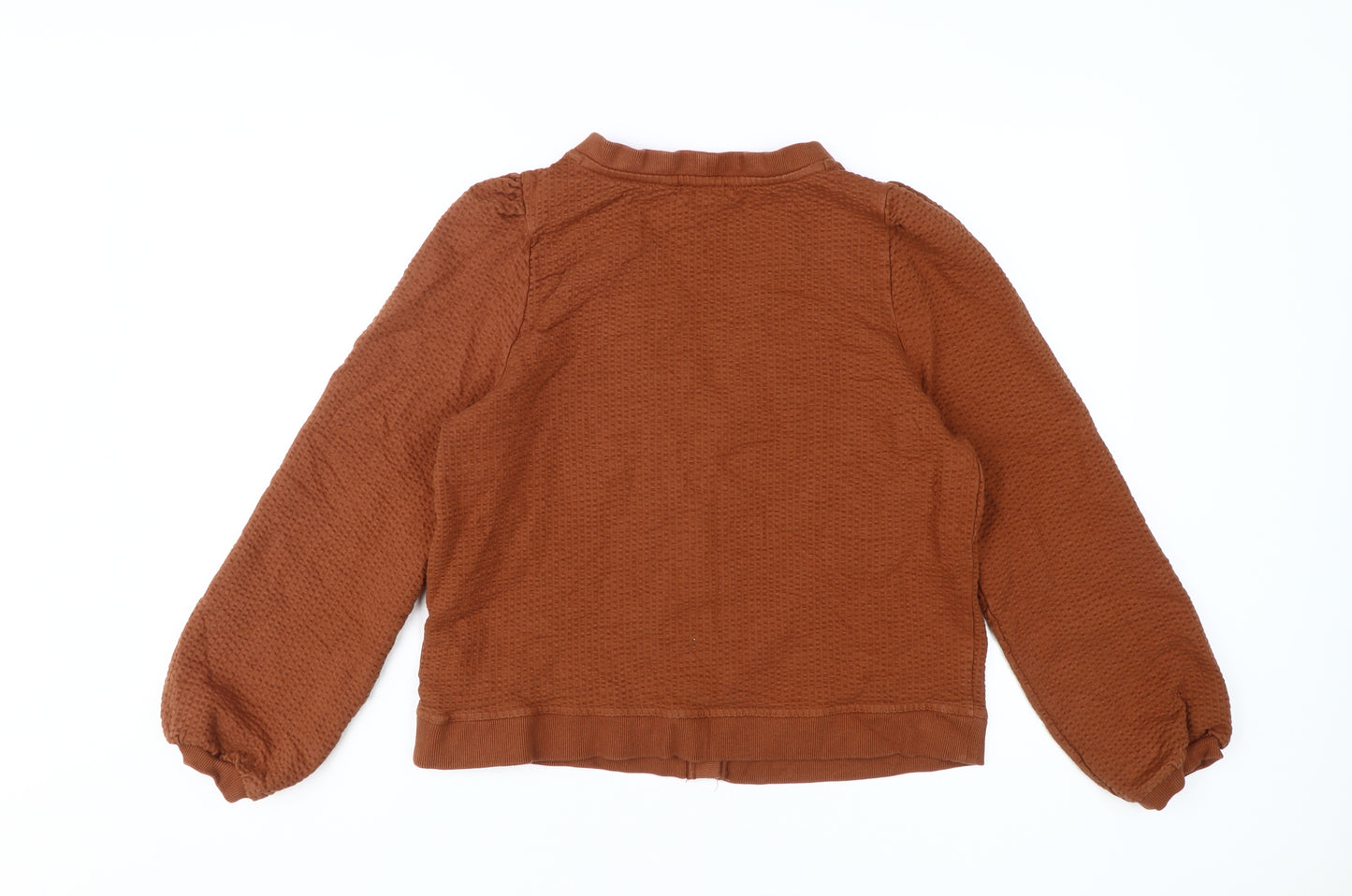 Fat Face Women's Brown Cardigan, UK 12, Button Accent