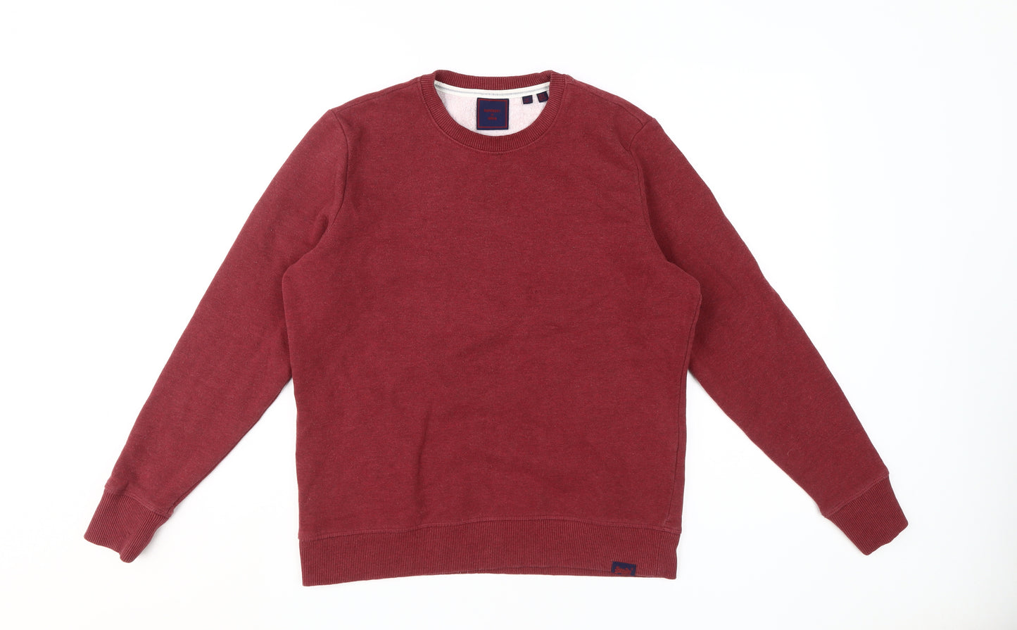 Superdry Women's Red Pullover Sweatshirt Size 8