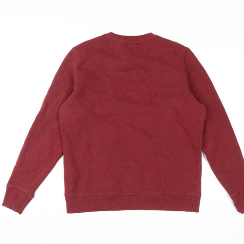 Superdry Women's Red Pullover Sweatshirt Size 8