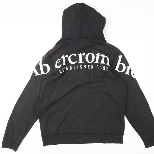 Abercrombie & Fitch Men's Black L Pullover Hoodie