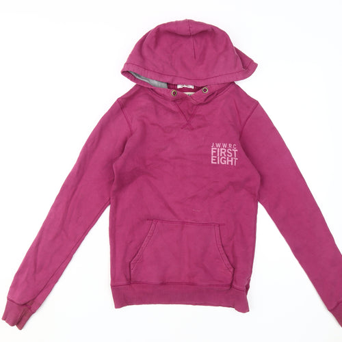 Jack Wills Women's Pink Pullover Hoodie Size 8