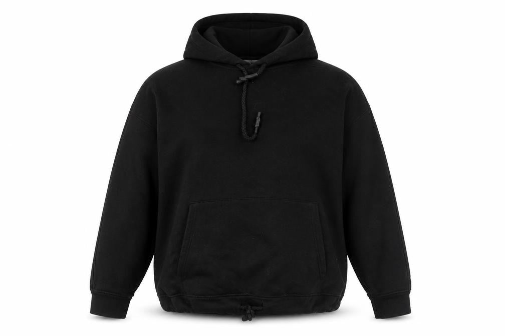 Front view of Zara Women's Black Pullover Hoodie M