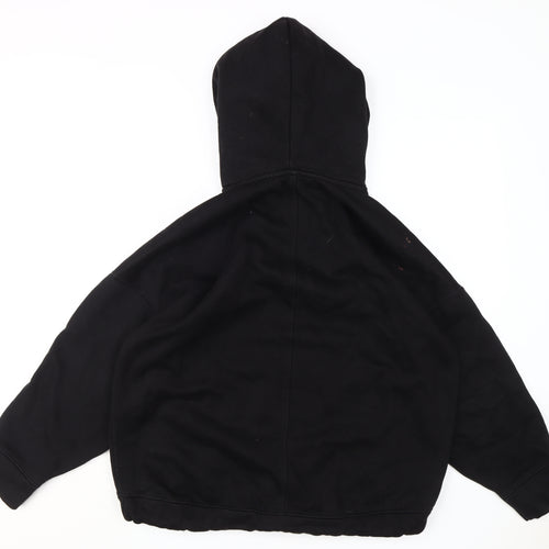Zara Women's Black Pullover Hoodie M