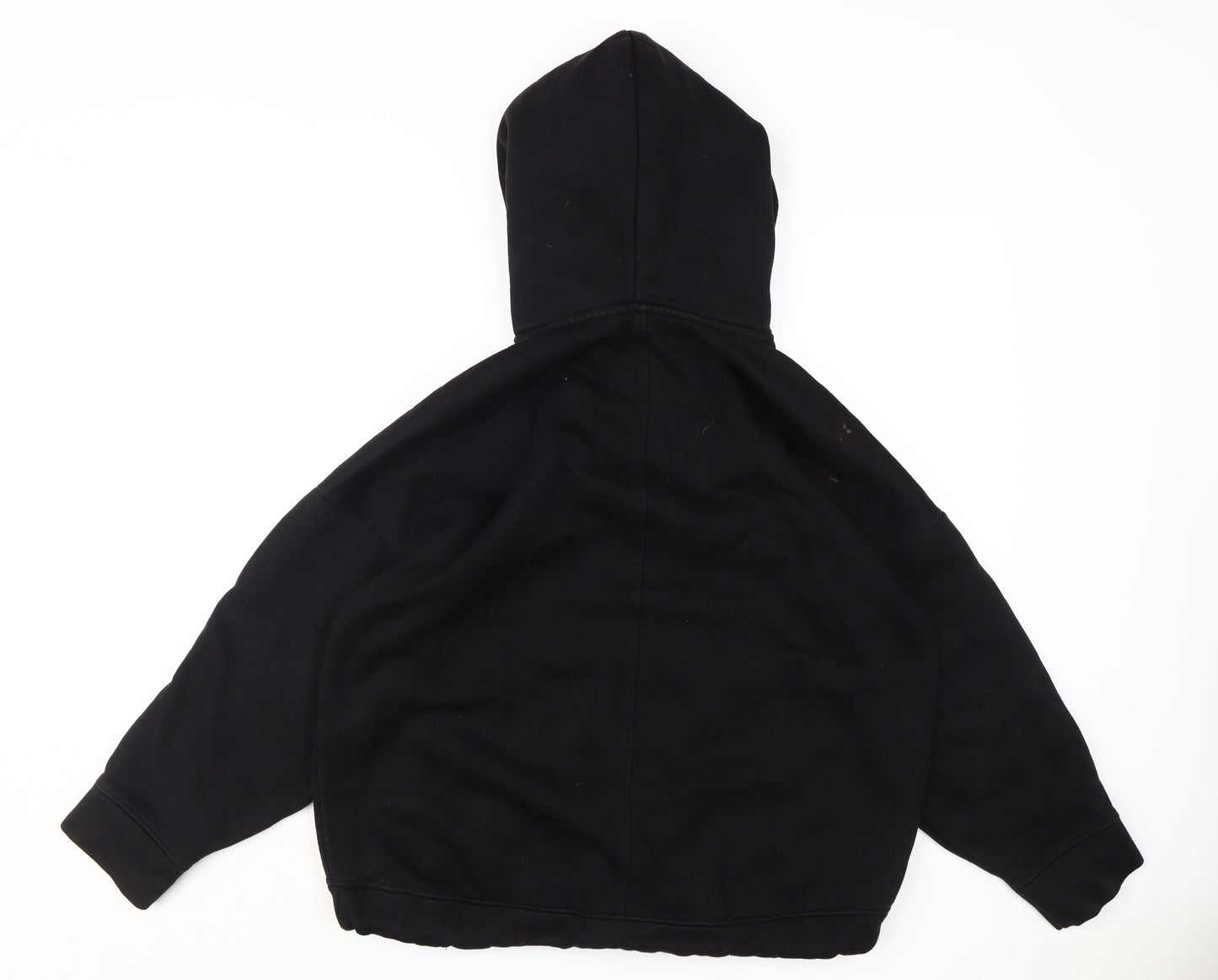 Zara Women's Black Pullover Hoodie M