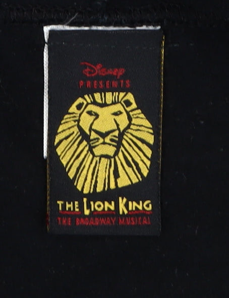Disney Black Lion King Full Zip Hoodie L