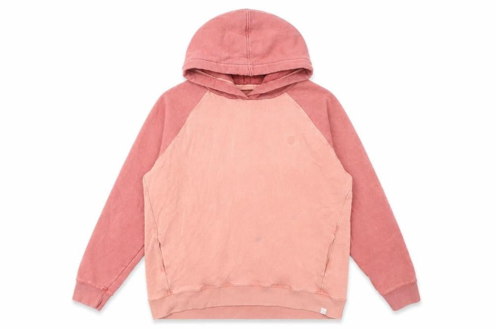 Front view of FatFace Men's Pink Pullover Hoodie L