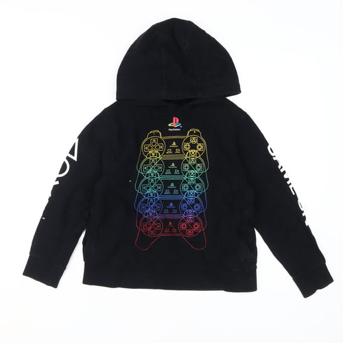 PlayStation Boys Black Pullover Hoodie, 8 Years, Fun Gaming Style