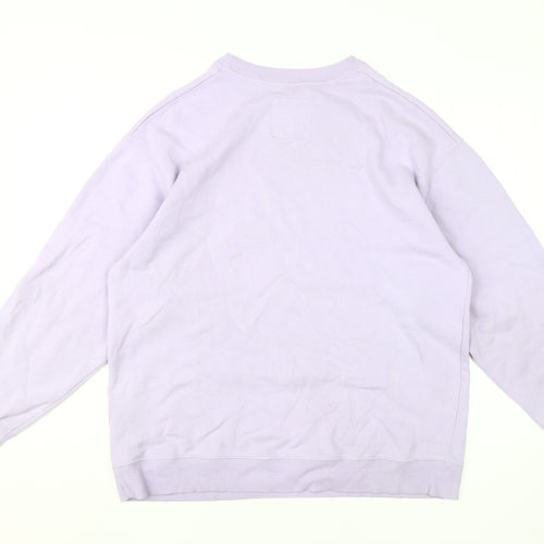 Hollister Men’s Purple Graphic Pullover Sweatshirt S