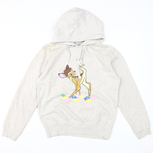 Disney Women's Beige Hoodie Size 12 Bambi Design