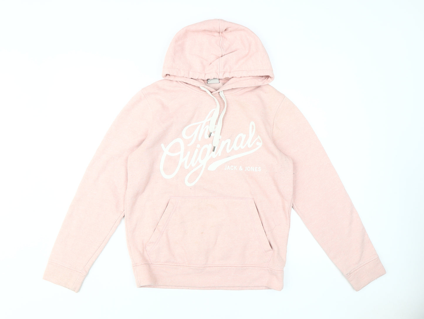 Jack & Jones Women's Pink Pullover Hoodie, Small