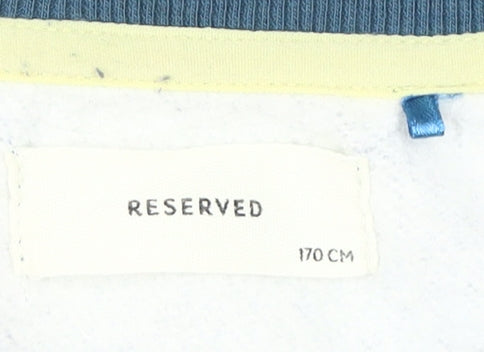 Reserved Boys Blue Graphic Print Pullover Sweatshirt L