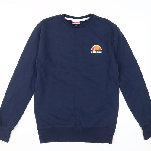 Ellesse Men's Blue Pullover Sweatshirt XS Sports Logo