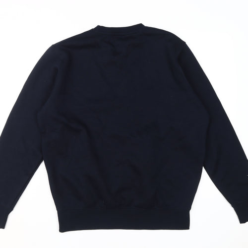 PrettyLittleThing Women's Blue Medium Brooklyn Pullover Sweatshirt