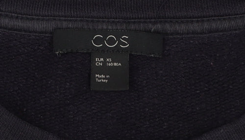 COS Women's Black Pullover Sweatshirt XS
