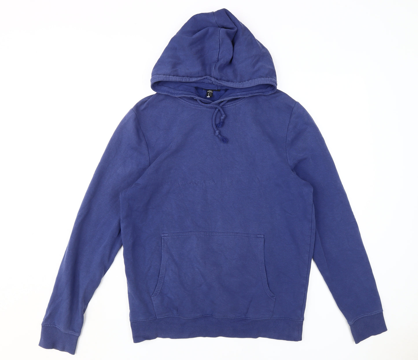 New Look Men's Blue Hoodie Medium Pullover