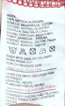 Crosshatch Men's Red Medium Graphic Print T-Shirt