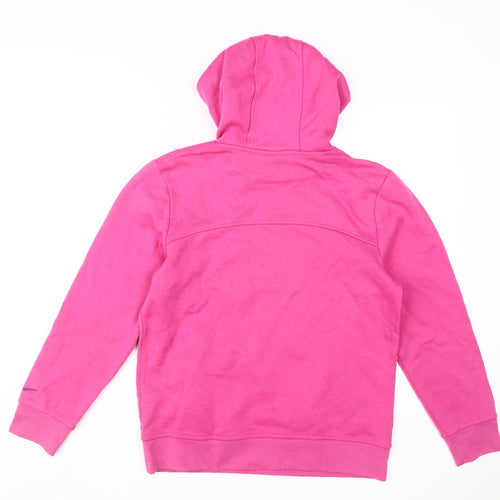 LA Gear Women's Pink Hoodie - Size 10, Pullover Fleece