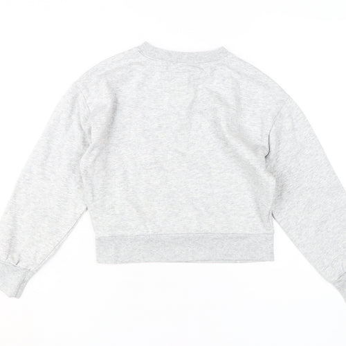 GAP Kids Grey Rainbow Sweatshirt, Girls L, Pullover Style