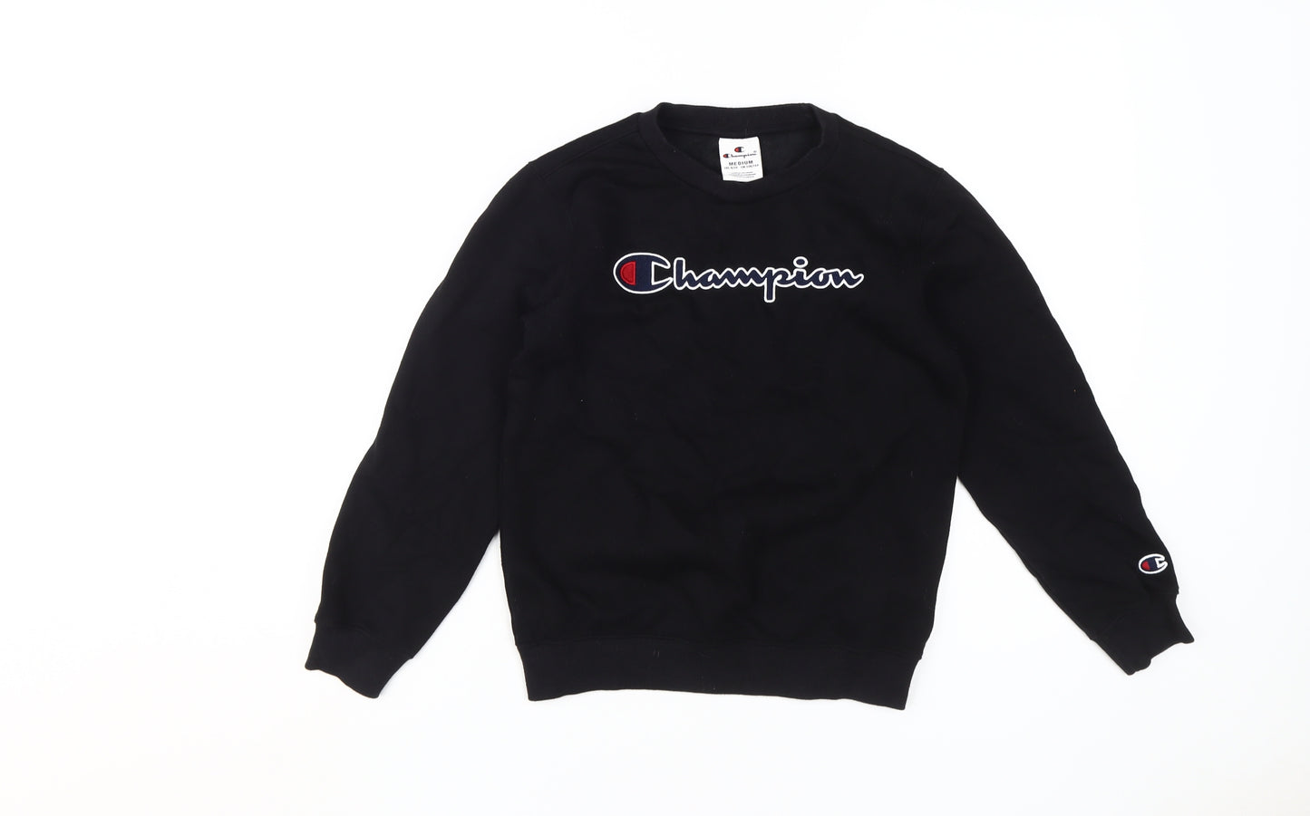 Champion Boys Black Logo Sweatshirt 9-10 Years