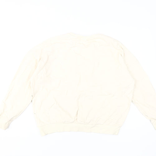 Disney Women's Beige Pullover Sweatshirt UK 12