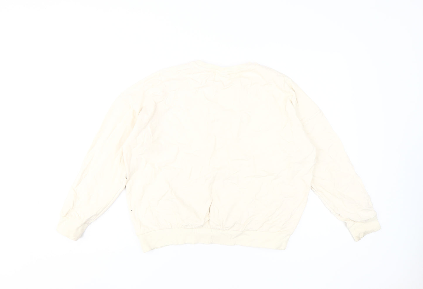 Disney Women's Beige Pullover Sweatshirt UK 12