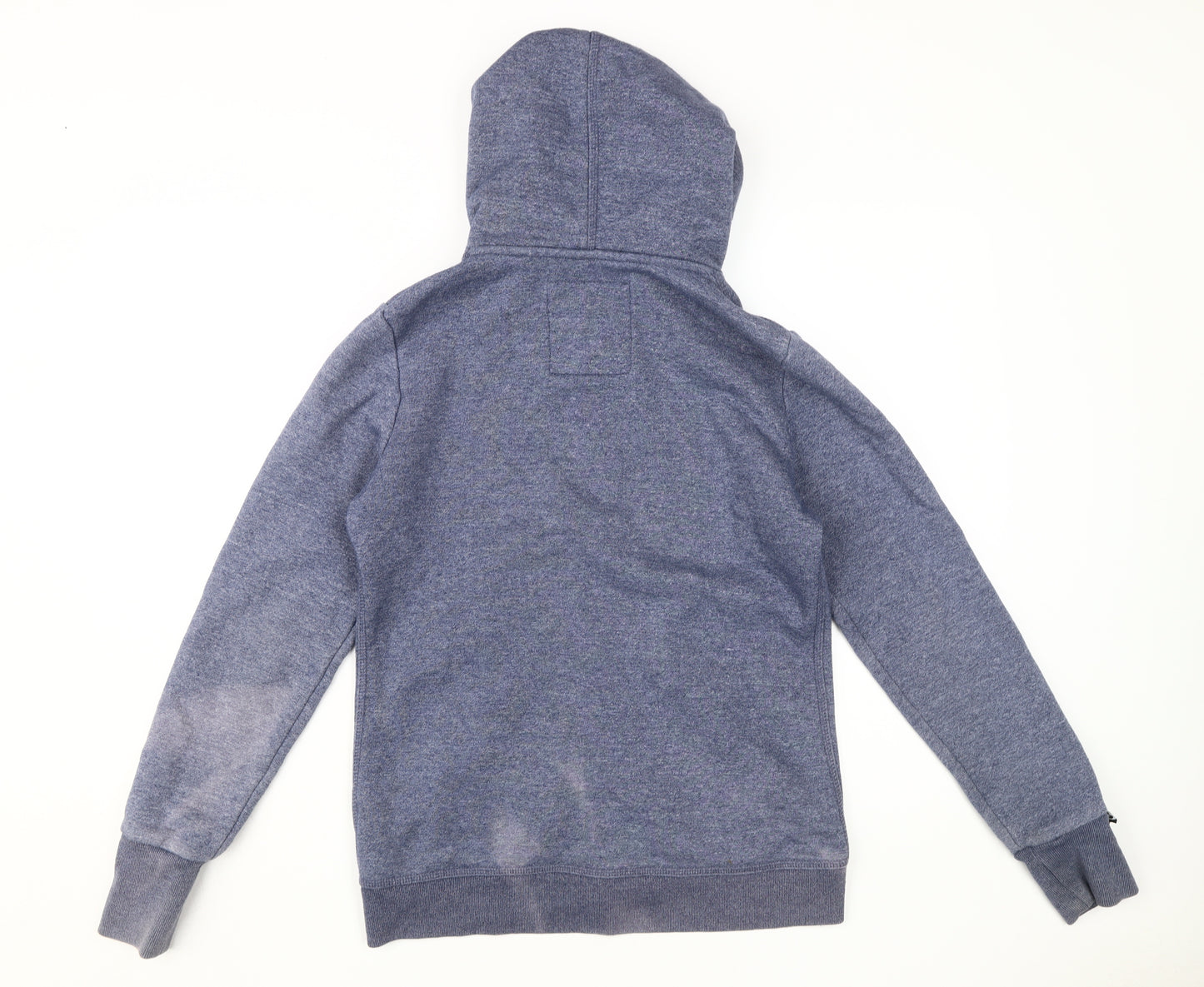 Superdry Women's Blue Full Zip Hoodie, Size M