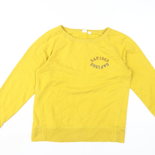 GAP Women's Yellow Pullover Sweatshirt, Size S