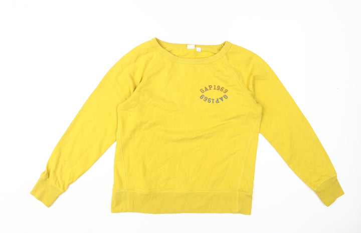 GAP Women's Yellow Pullover Sweatshirt, Size S