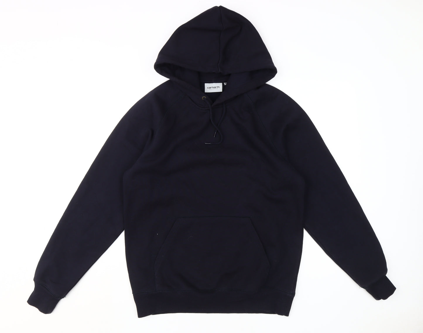 Carhartt Men's Black Pullover Hoodie - M, Logo Accent