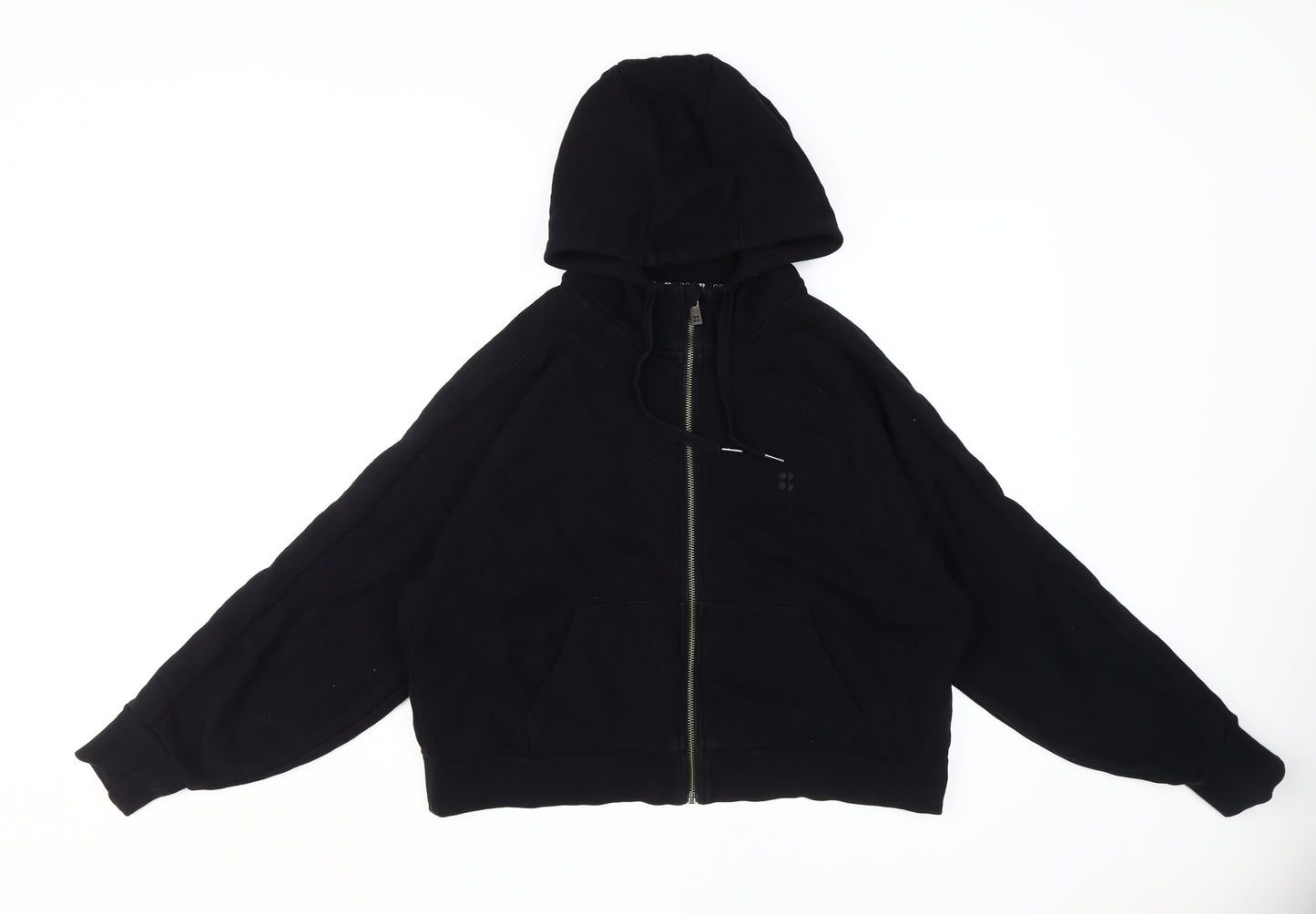 Sweaty Betty Women's Black Medium Full Zip Hoodie