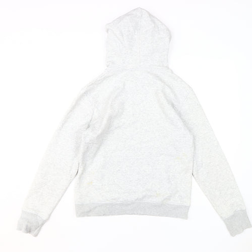 Puma Women's Grey Pullover Hoodie L - Sporty and Stylish