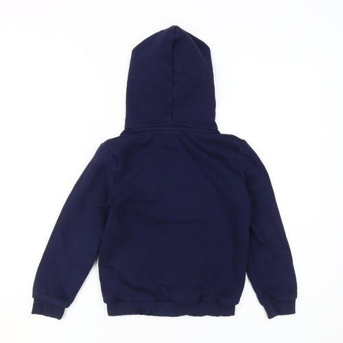 Puma Boys Blue Manchester City Logo Hoodie 7-8Y Pullover