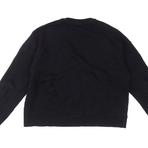 Disney Women's Black Pullover Sweatshirt Size 10/12