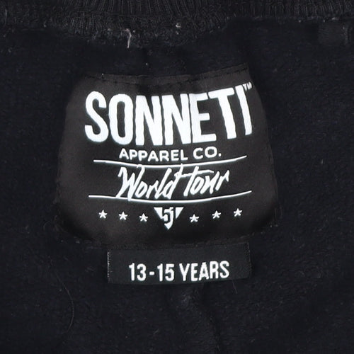 Sonneti Boys Black Jogger Trousers 13-15 Years