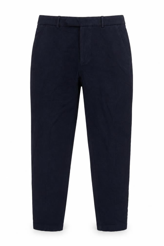 Front view of Jaeger Men's Blue Regular Trousers -, size 34