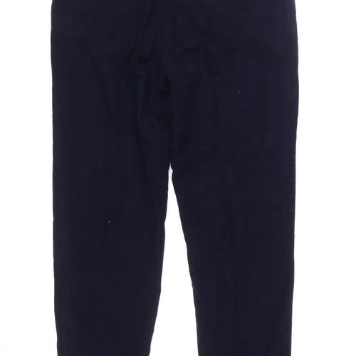 Jaeger Men's Blue Regular Trousers - Size 34