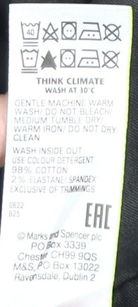 Marks and Spencer Men's Grey Chino Trousers, Size 38