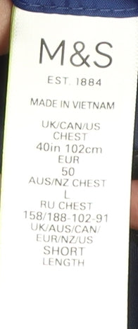 Marks and Spencer Men's Blue Blazer Jacket 40S