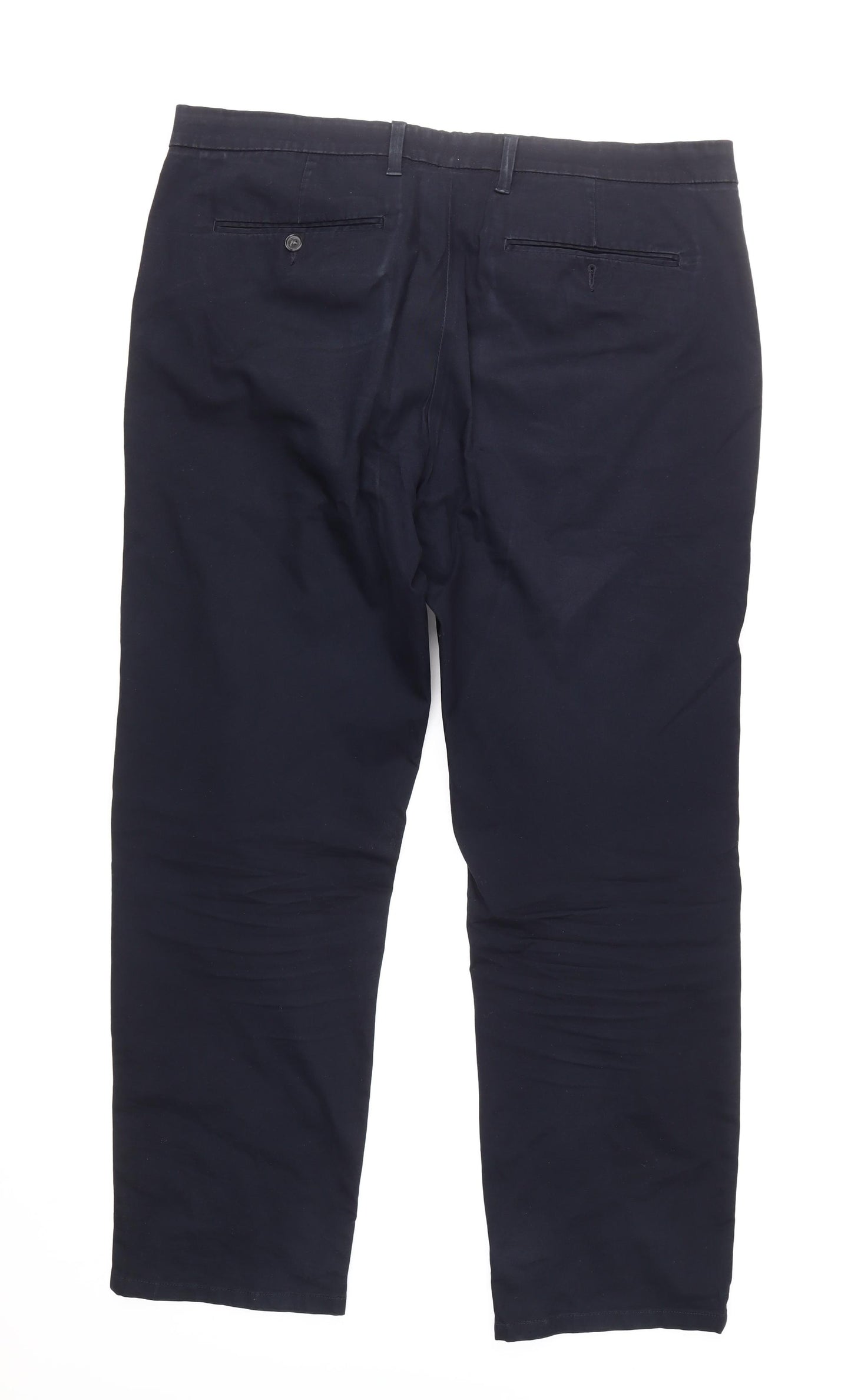 Marks and Spencer Men's Blue Chino Trousers 38